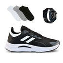 Tênis unisex + Relogio + Meia Esportiva importado premium  [Frete Grátis]