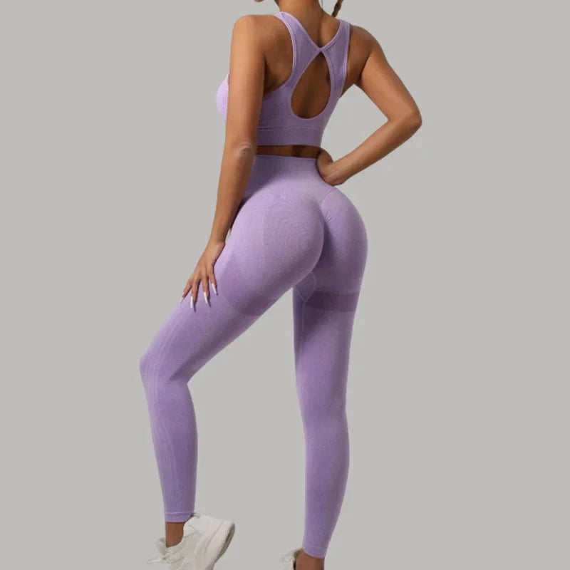 Conjunto Top e Calça Levanta Bumbum Feminino Alta Qualidade