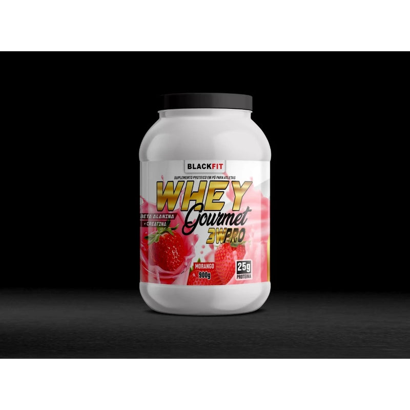 Whey Protein Blackfit 900g – 25g de Proteína por Dose