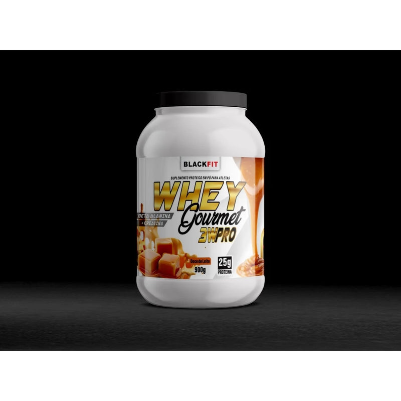 Whey Protein Blackfit 900g – 25g de Proteína por Dose