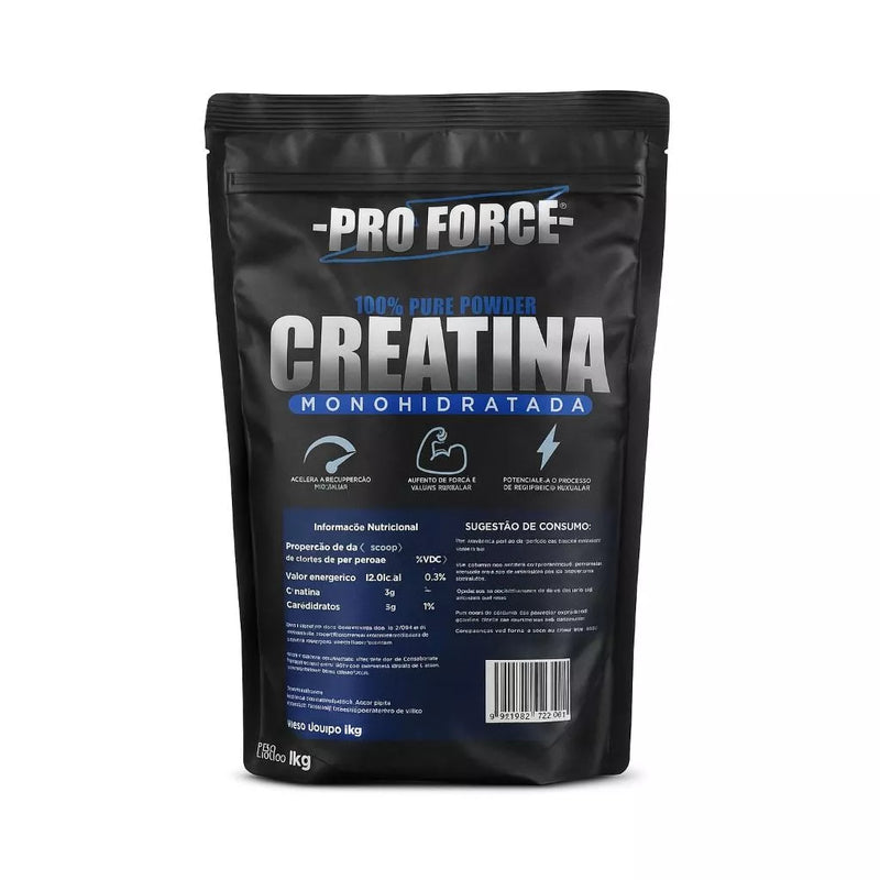 Creatina 100% pura 1kg PROFORCE - promoção