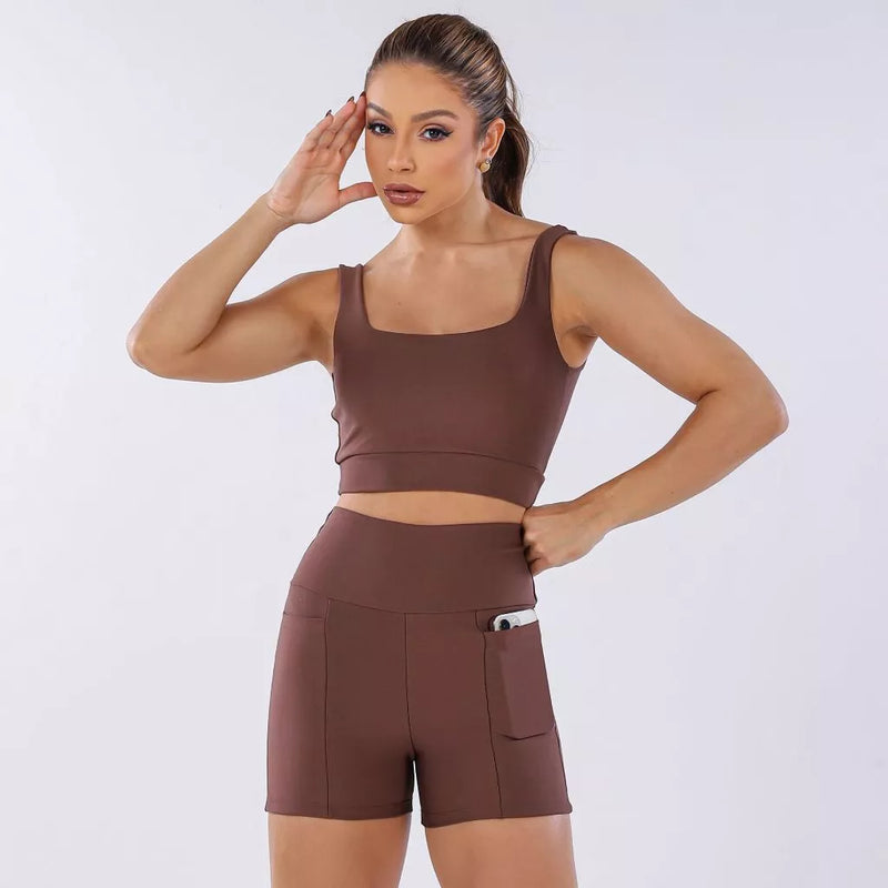 CONJUNTO FITNESS DE SHORT fit