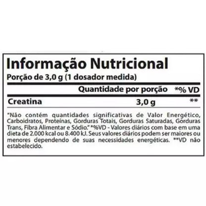 Creatina 100% pura refil 300g Muscle Hard