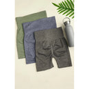 it 3 Shorts Femininos Sem Costura Academia Fitness | Short Empina Bumbum Modelador Confortável